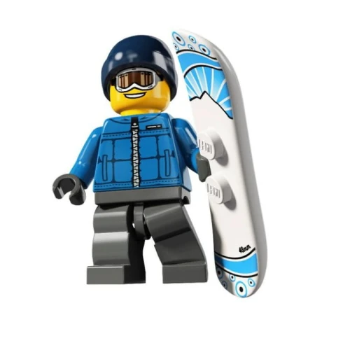 LEGO mini figurka SERIA 5 SNOWBOARDZISTA 8805