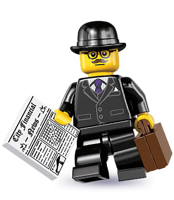 LEGO mini figurka SERIA 8 BISNESMEN 8833