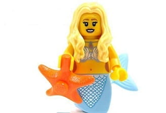 LEGO mini figurka SERIA 9 SYRENKA 71000
