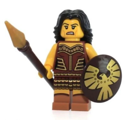 LEGO mini figurka SERIA 10 WOJOWNICZKA 71001