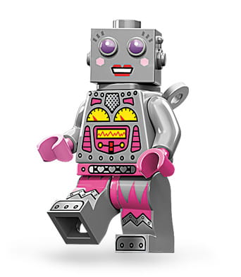 LEGO mini figurka SERIA 11 PANI ROBOT 71002
