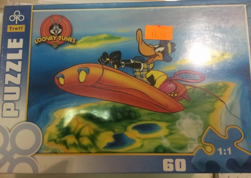PUZZLE 60 elementów  LOONEY TUNES 17076 trefl X